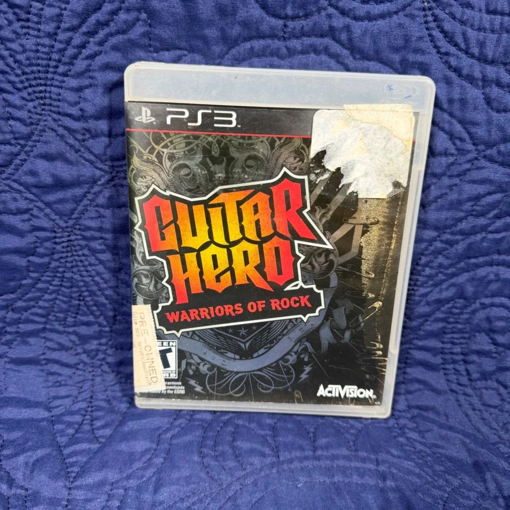 Guitar Hero Warriors of Rock Sony PlayStation 3 PS3 Game Activision 2010 CIB